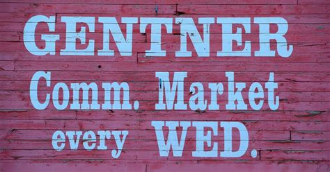 Gentner’s Commission Market .